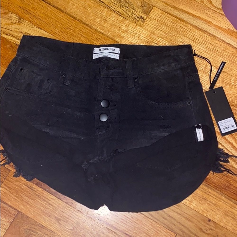 One by One Teaspoon Bandits denim shorts